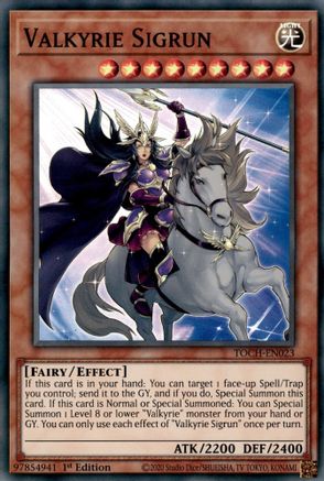 Image of Valkyrie Sigrun (TOCH-EN023) - Toon Chaos 1st Edition