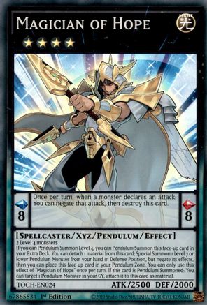 Image of Magician of Hope (TOCH-EN024) - Toon Chaos Unlimited