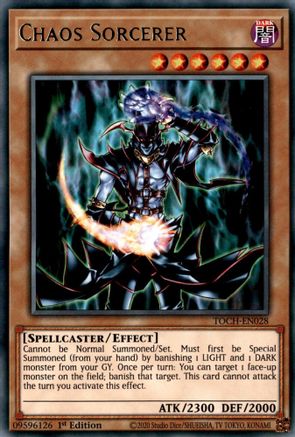 Image of Chaos Sorcerer (TOCH-EN028) - Toon Chaos 1st Edition
