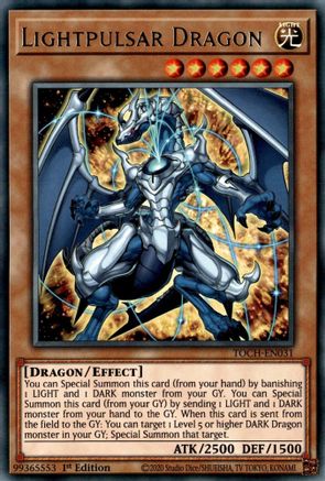 Image of Lightpulsar Dragon (TOCH-EN031) - Toon Chaos Unlimited
