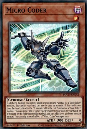 Image of Micro Coder (TOCH-EN042) - Toon Chaos 1st Edition