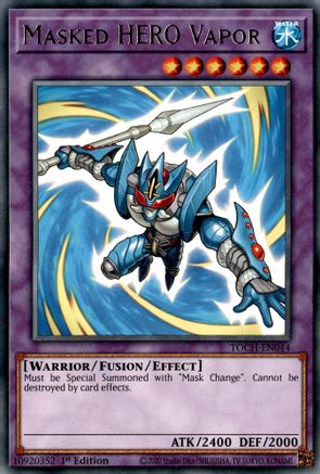 Image of Masked HERO Vapor (TOCH-EN044) - Toon Chaos Unlimited