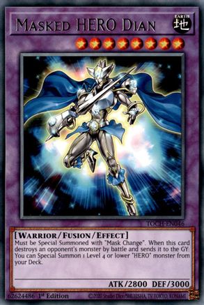 Image of Masked HERO Dian (TOCH-EN046) - Toon Chaos Unlimited
