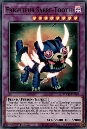 Image of Frightfur Sabre-Tooth (TOCH-EN048) - Toon Chaos 1st Edition