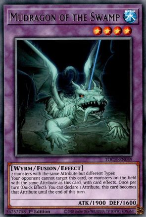 Image of Mudragon of the Swamp (TOCH-EN049) - Toon Chaos 1st Edition
