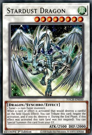 Image of Stardust Dragon (TOCH-EN050) - Toon Chaos Unlimited