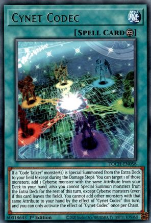 Image of Cynet Codec (TOCH-EN058) - Toon Chaos 1st Edition