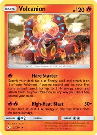 Image of Volcanion 025/214  Deck Exclusives - Rare