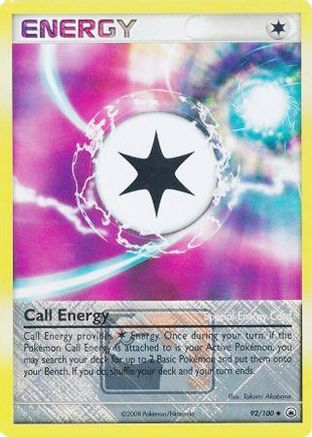 Image of Call Energy 092/100  - Reverse Holofoil League & Championship Cards - Promo
