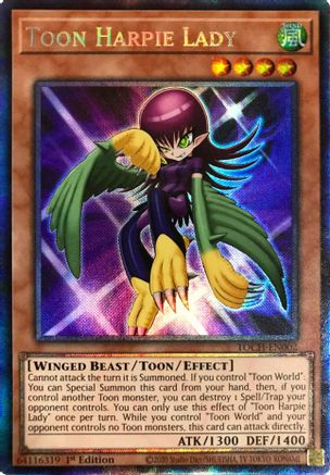 Image of Toon Harpie Lady (CR) (TOCH-EN002) - Toon Chaos 1st Edition