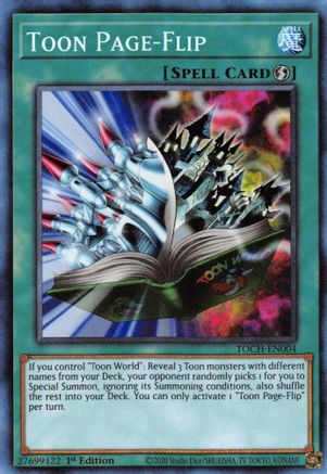 Image of Toon Page-Flip (CR) (TOCH-EN004) - Toon Chaos 1st Edition