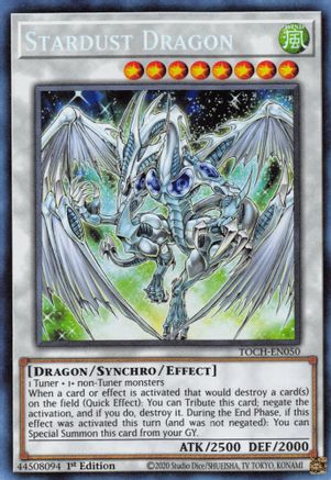 Image of Stardust Dragon (CR) (TOCH-EN050) - Toon Chaos Unlimited
