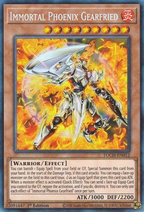 Image of Immortal Phoenix Gearfried (CR) (TOCH-EN012) - Toon Chaos 1st Edition