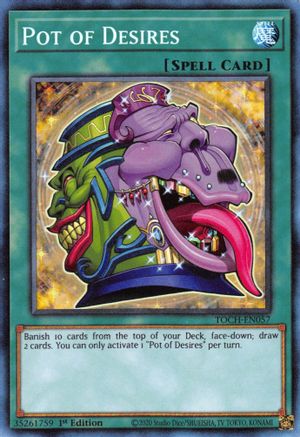 Image of Pot of Desires (CR) (TOCH-EN057) - Toon Chaos Unlimited