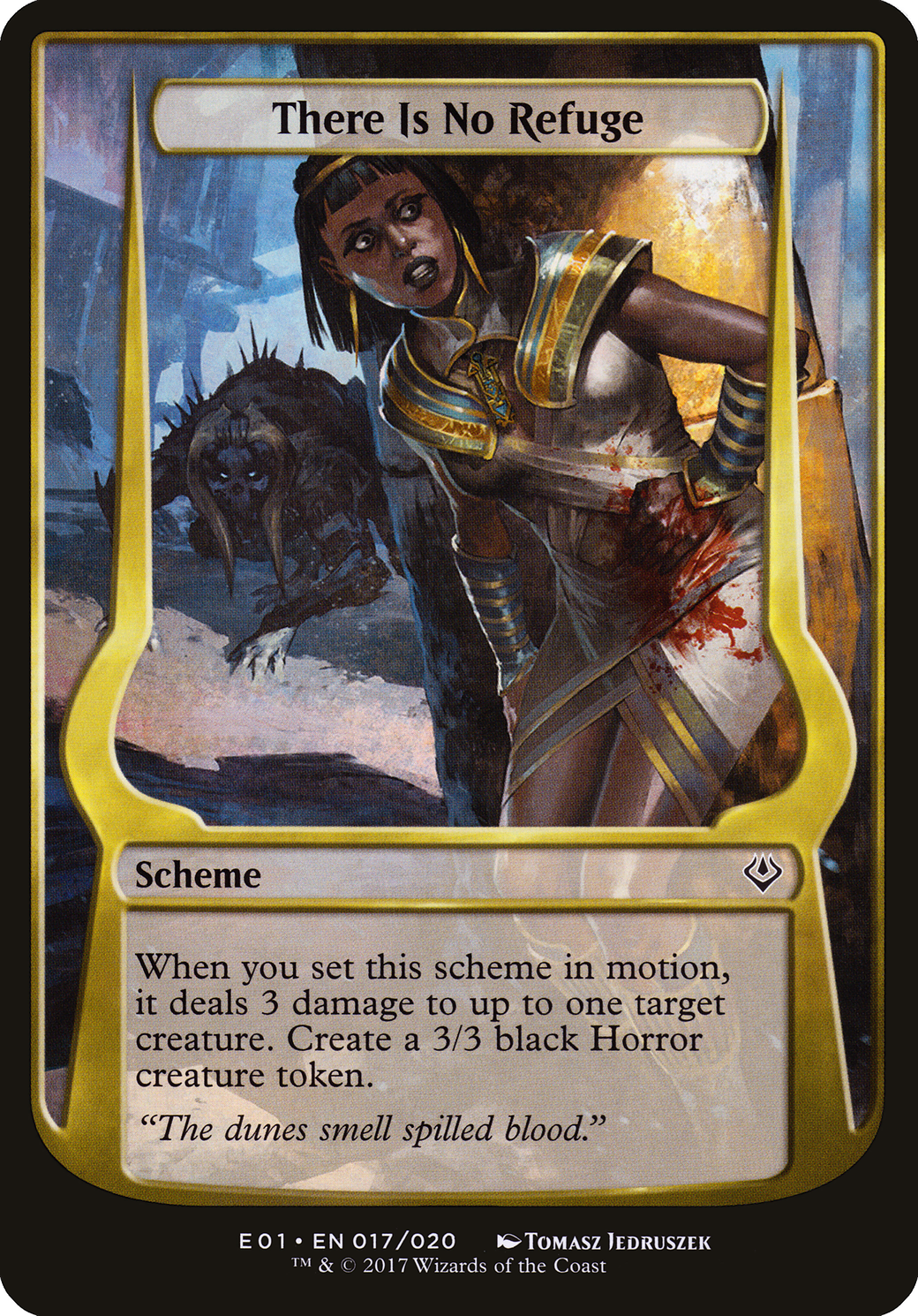 Image of There Is No Refuge (Archenemy: Nicol Bolas) (OVER-017) - Archenemy: Nicol Bolas Schemes