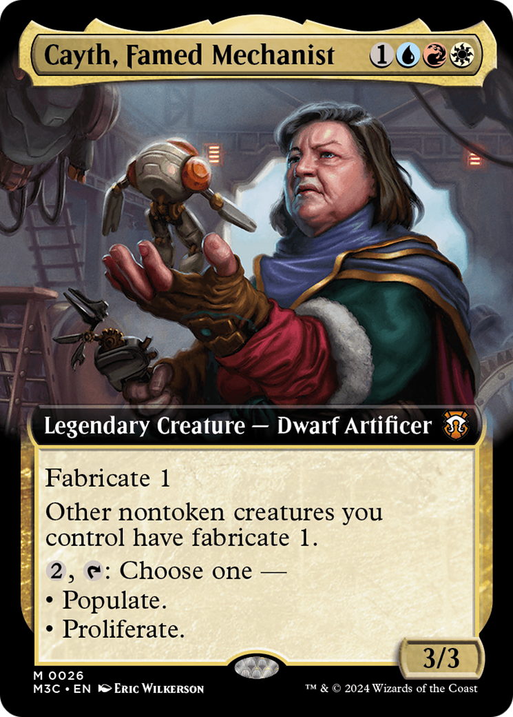 Image of Cayth, Famed Mechanist (Extended Art) (M3C-026) - Modern Horizons 3 Commander: (Extended Art) Foil