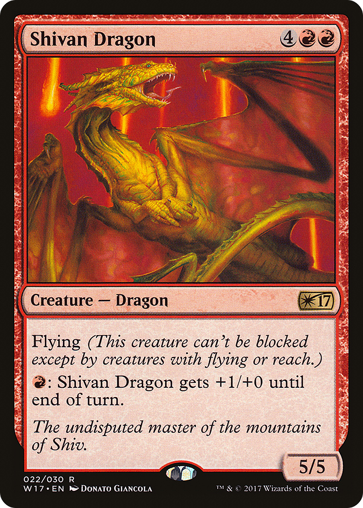Image of Shivan Dragon (W17-022) - Welcome Deck 2017
