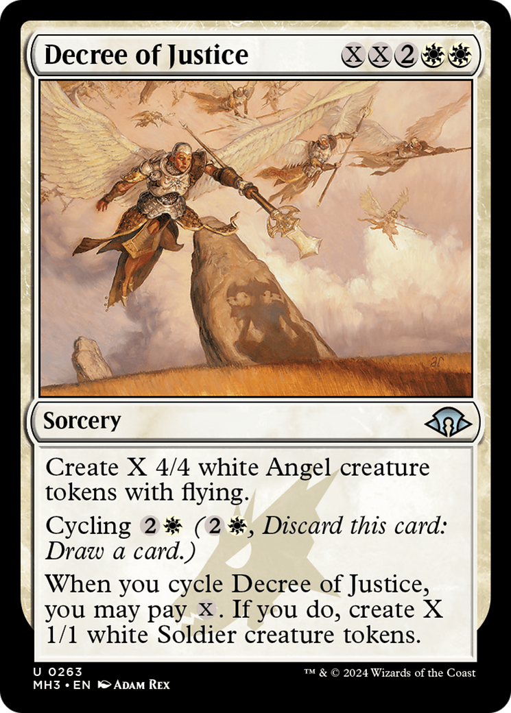 Image of Decree of Justice (MH3-263) - Modern Horizons 3 Foil