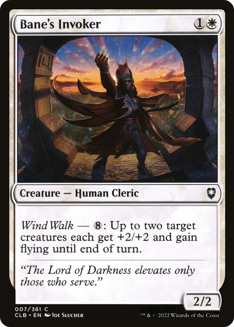 Image of Bane's Invoker (CLB-007) - Commander Legends: Battle for Baldur's Gate Foil