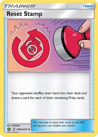Image of Reset Stamp 206a/236  Alternate Art Promos - Promo
