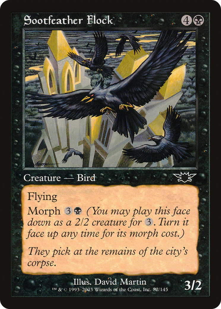 Image of Sootfeather Flock (LGN-082) - Legions Foil