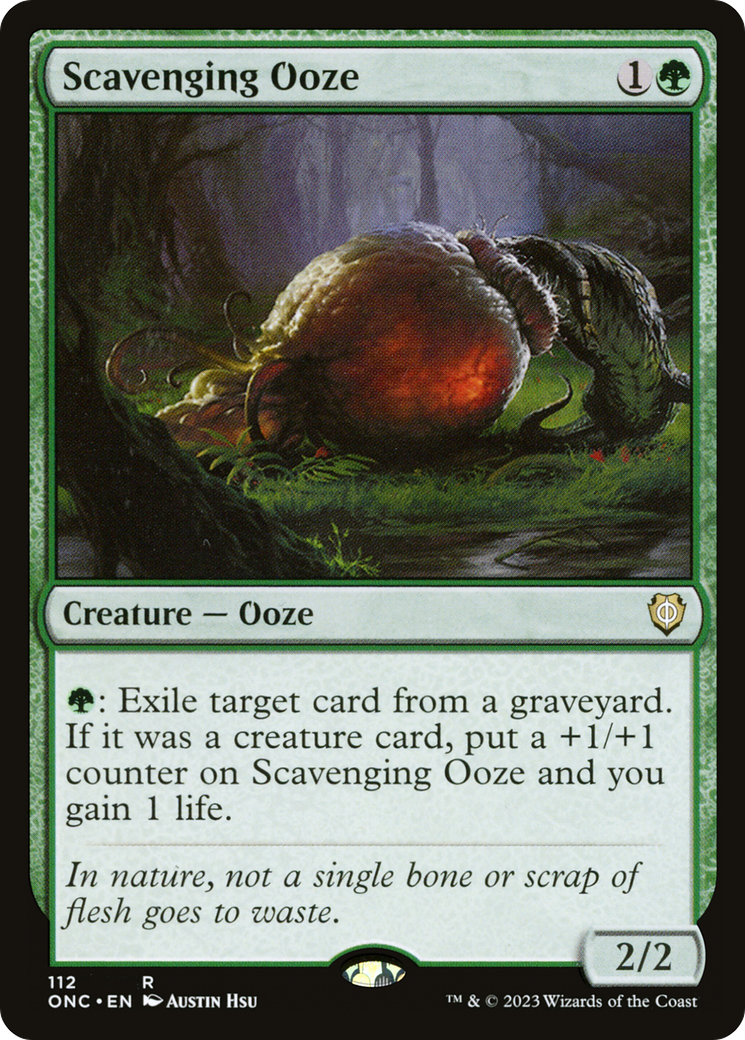 Image of Scavenging Ooze (ONC-112) - Phyrexia: All Will Be One Commander