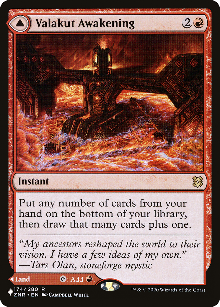 Image of Valakut Awakening (LIST-ZNR-174) - The List