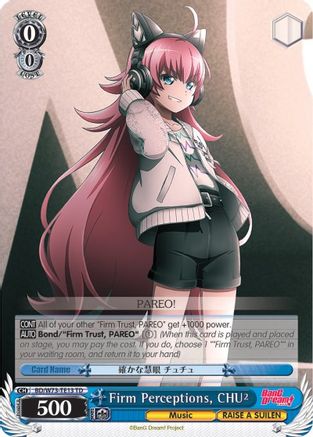 Image of Firm Perceptions, CHU² (BD/W73-TE13 TD) - BanG Dream! Vol.2