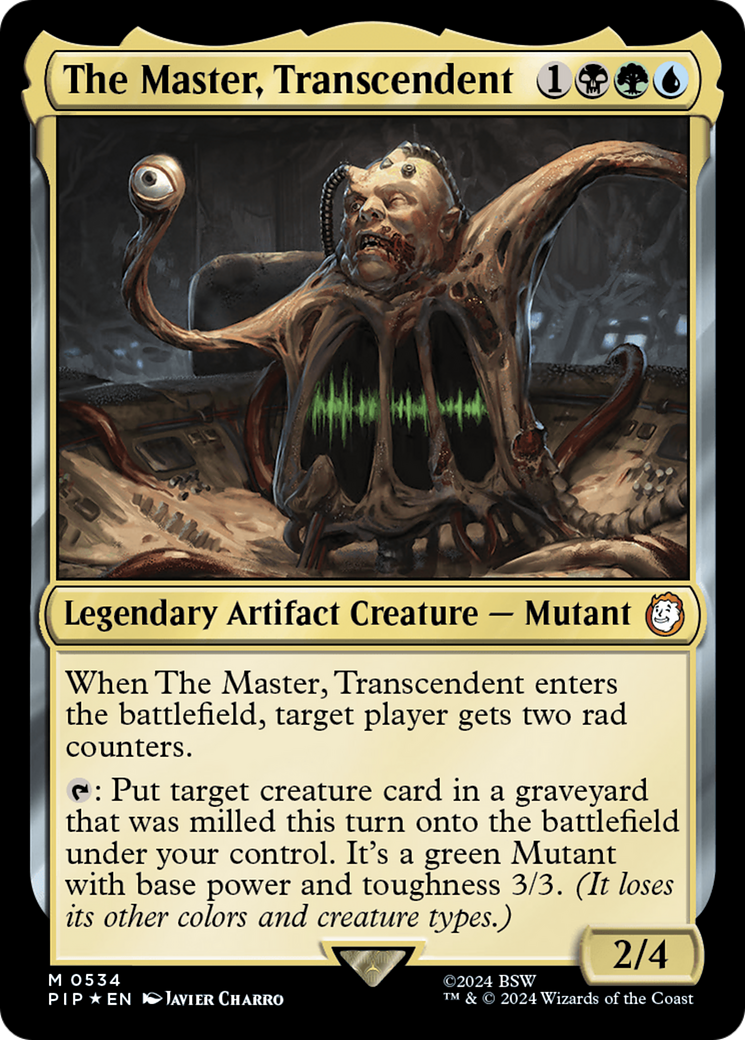 Image of The Master, Transcendent (Surge Foil) (PIP-534) - Fallout Foil