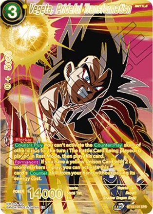 Image of Vegeta, Prideful Transformation (SPR) (BT10-105) - Rise of the Unison Warrior