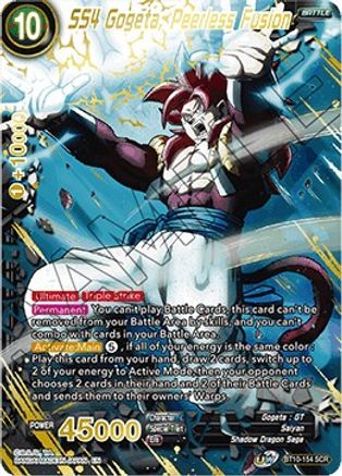 Image of SS4 Gogeta, Peerless Fusion (BT10-154) - Rise of the Unison Warrior