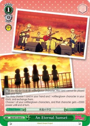 Image of An Eternal Sunset (BD/W73-E045 U) - BanG Dream! Vol.2