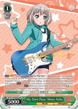 Image of My Own Pace, Moca Aoba (SPM) (A) (BD/W73-E030SPMa) - BanG Dream! Vol.2