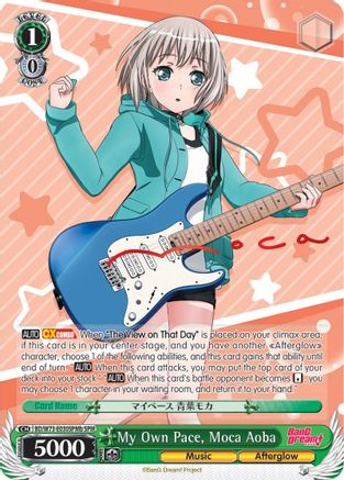 Image of My Own Pace, Moca Aoba (SPM) (B) (BD/W73-E030SPMb) - BanG Dream! Vol.2
