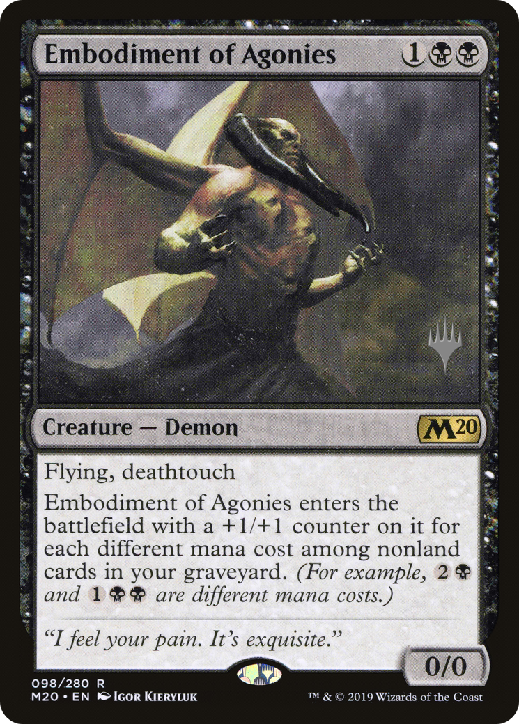 Image of Embodiment of Agonies (PPM20-98P) - Core Set 2020 Promos