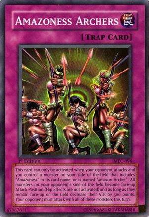 Image of Amazoness Archers (MFC-096) - Magician's Force 1st Edition