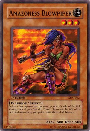 Image of Amazoness Blowpiper (MFC-062) - Magician's Force 1st Edition