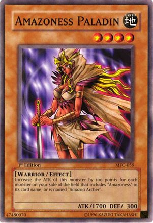 Image of Amazoness Paladin (MFC-059) - Magician's Force 1st Edition