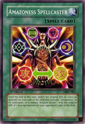 Image of Amazoness Spellcaster (MFC-084) - Magician's Force 1st Edition