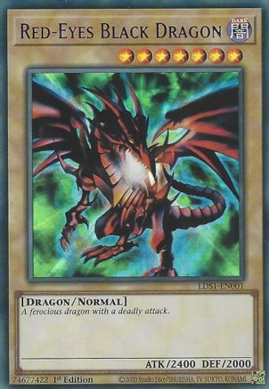 Image of Red-Eyes Black Dragon (Purple) (LDS1-EN001) - Legendary Duelists: Season 1 1st Edition