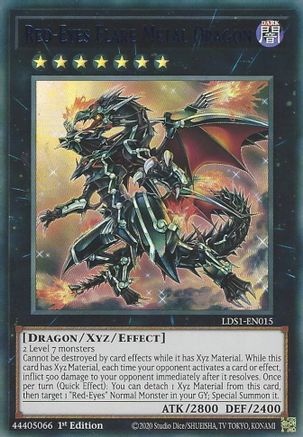 Image of Red-Eyes Flare Metal Dragon (Blue) (LDS1-EN015) - Legendary Duelists: Season 1 1st Edition