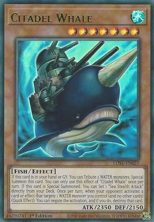 Image of Citadel Whale (Green) (LDS1-EN027) - Legendary Duelists: Season 1 1st Edition