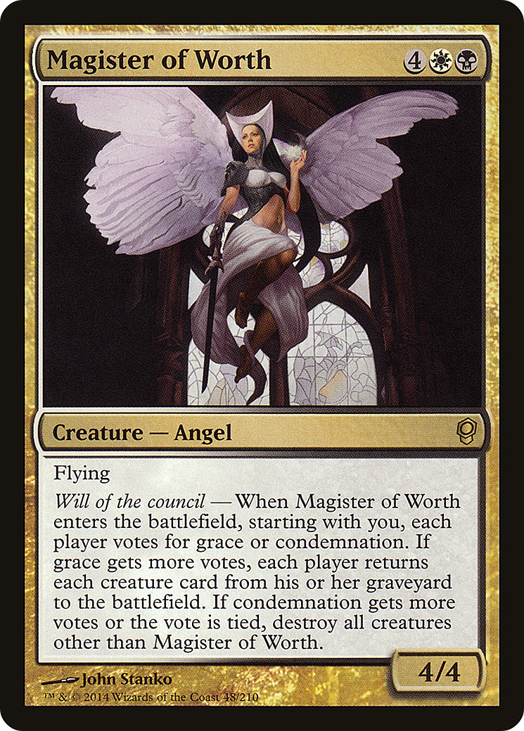 Image of Magister of Worth (CNS-048) - Conspiracy Foil