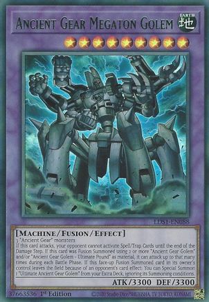 Image of Ancient Gear Megaton Golem (Green) (LDS1-EN088) - Legendary Duelists: Season 1 1st Edition