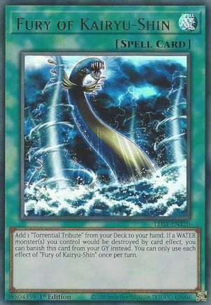 Image of Fury of Kairyu-Shin (LDS1-EN120) - Legendary Duelists: Season 1 1st Edition