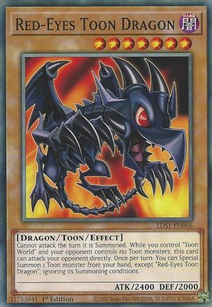 Image of Red-Eyes Toon Dragon (LDS1-EN066) - Legendary Duelists: Season 1 1st Edition