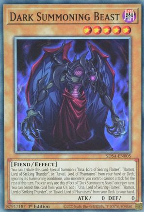 Image of Dark Summoning Beast (SDSA-EN005) - Structure Deck: Sacred Beasts 1st Edition