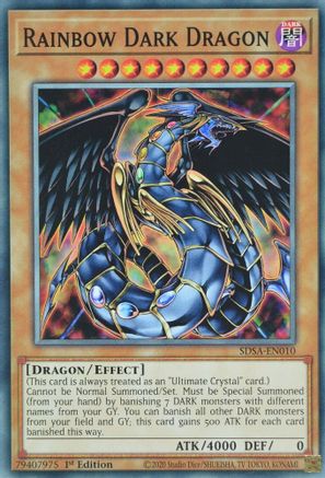 Image of Rainbow Dark Dragon (SDSA-EN010) - Structure Deck: Sacred Beasts 1st Edition