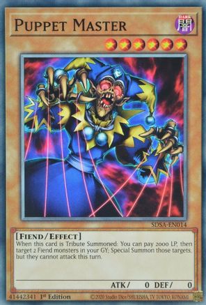 Image of Puppet Master (SDSA-EN014) - Structure Deck: Sacred Beasts 1st Edition