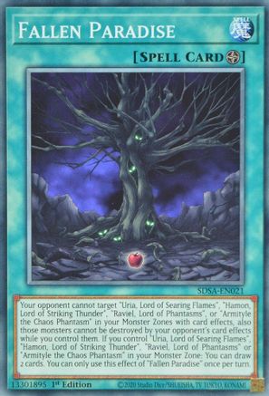 Image of Fallen Paradise (SDSA-EN021) - Structure Deck: Sacred Beasts 1st Edition